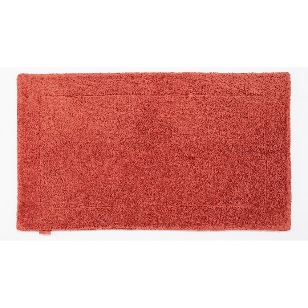 Double Bath Mat 638 by Designer Abyss & Habidecor in Chili Red